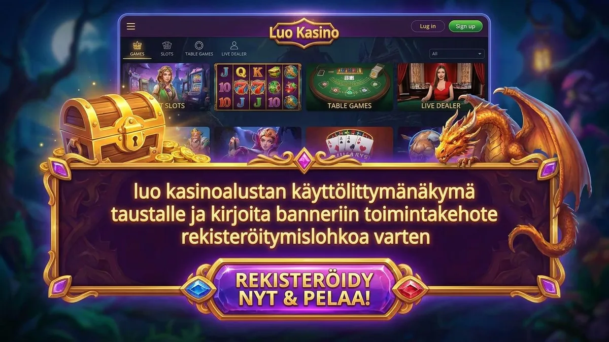 Rekisteröidy bonuksella